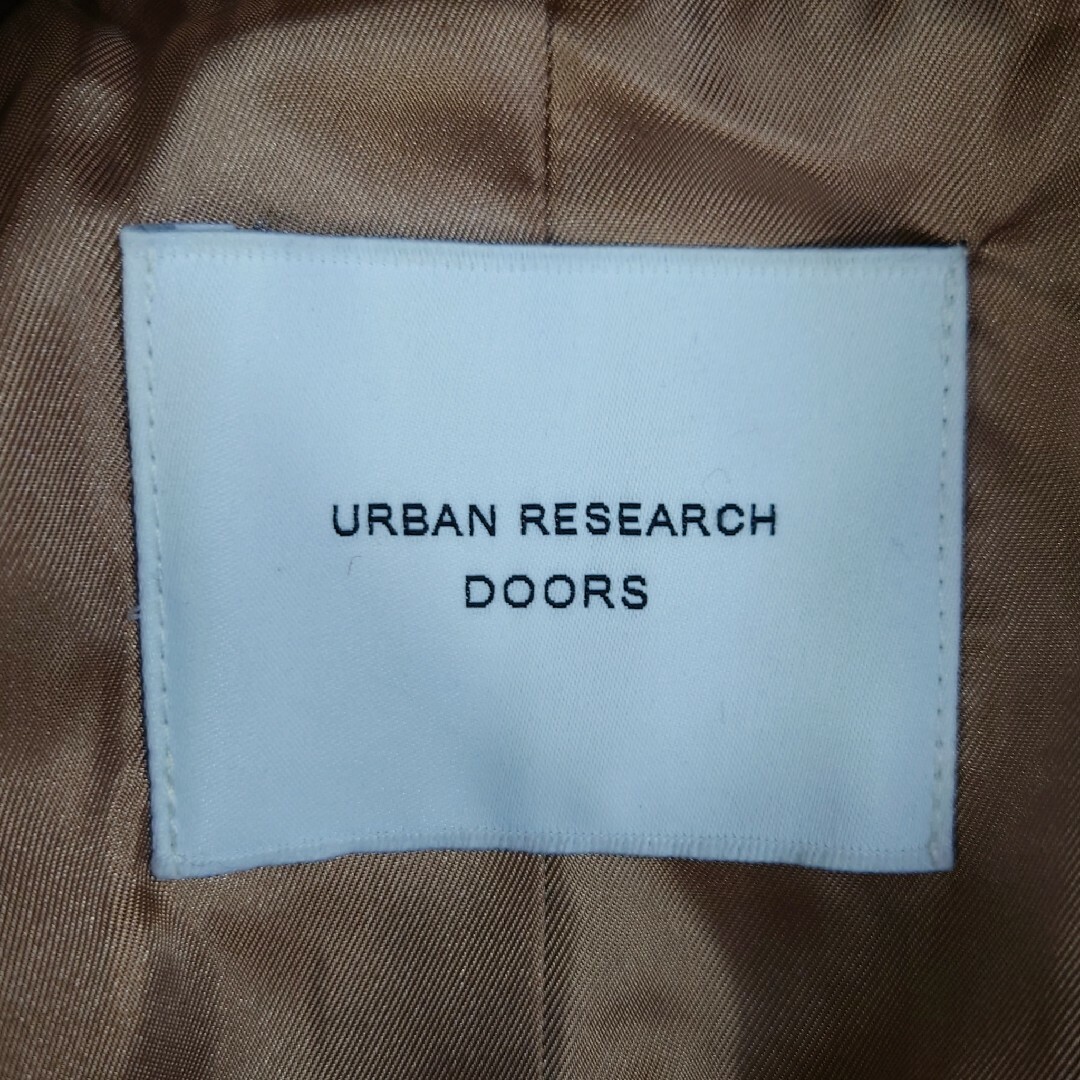 URBAN RESEARCH DOORS(アーバンリサーチドアーズ)の美品♪ アーバンリサーチドアーズ フード取り外し ウール ロングコート 裏地 レディースのジャケット/アウター(ロングコート)の商品写真