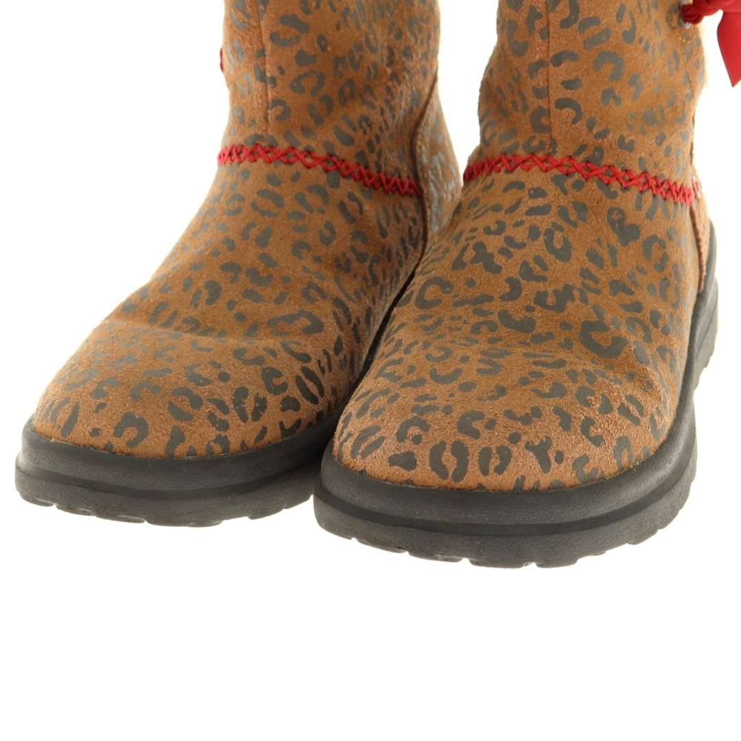 UGG(アグ)の【中古】アグ UGG W I HEART KNOTTY レオパード柄 ムートンブーツ ブラウン【サイズ6】【レディース】 レディースの靴/シューズ(ブーツ)の商品写真