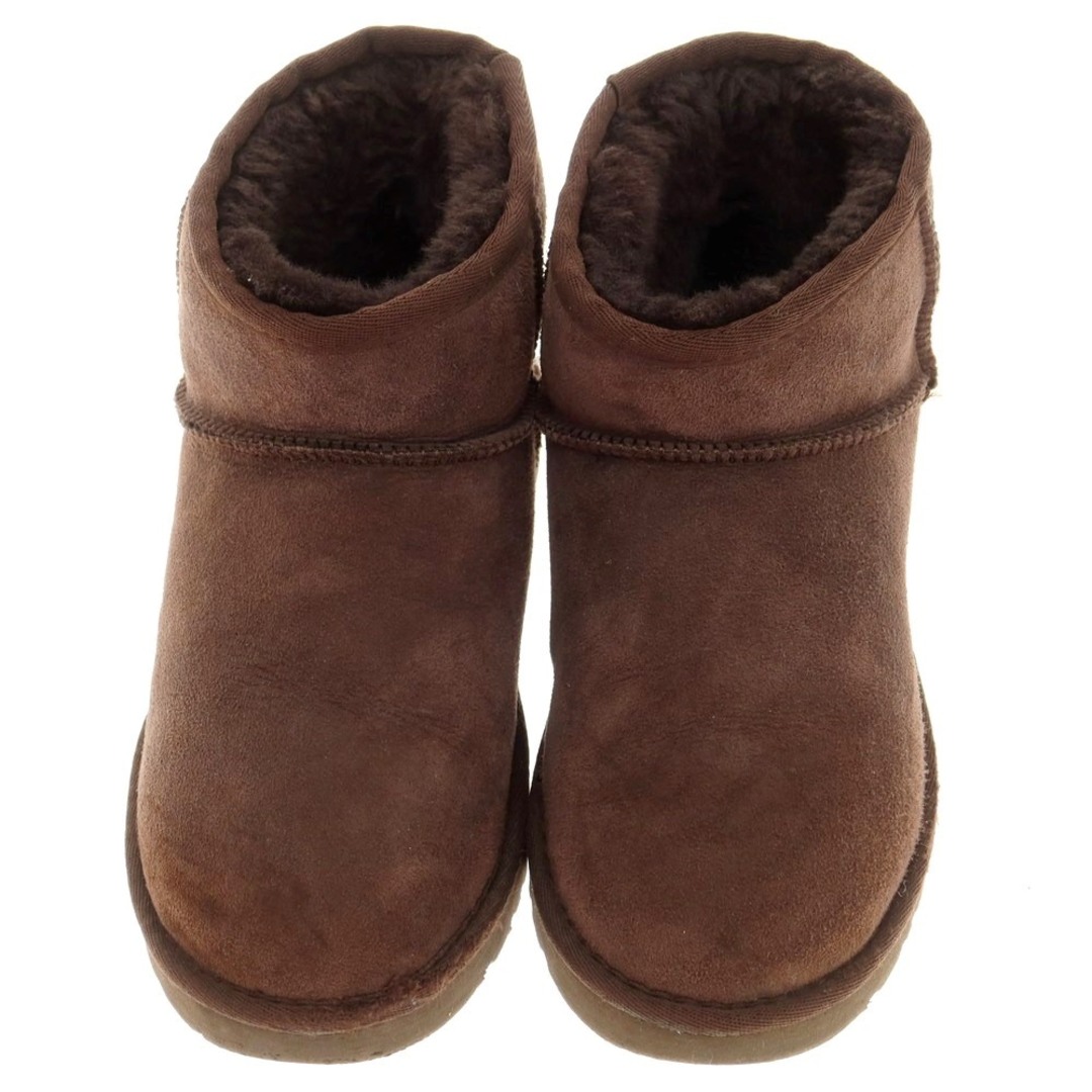 UGG(アグ)の【中古】アグ UGG クラシックミニ F1910D ムートンブーツ ブラウン【サイズ6】【レディース】 レディースの靴/シューズ(ブーツ)の商品写真