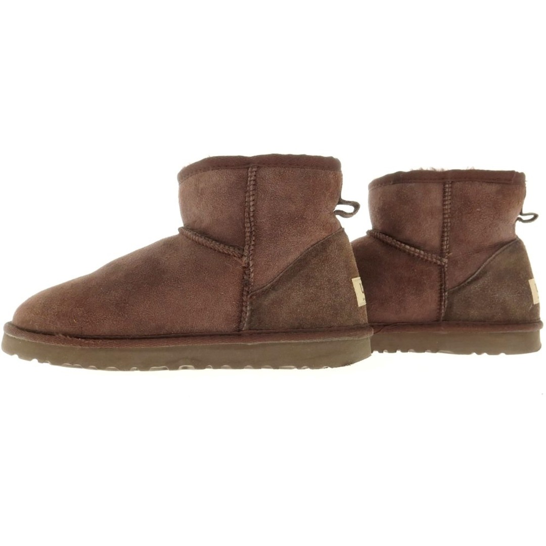 UGG(アグ)の【中古】アグ UGG クラシックミニ F1910D ムートンブーツ ブラウン【サイズ6】【レディース】 レディースの靴/シューズ(ブーツ)の商品写真