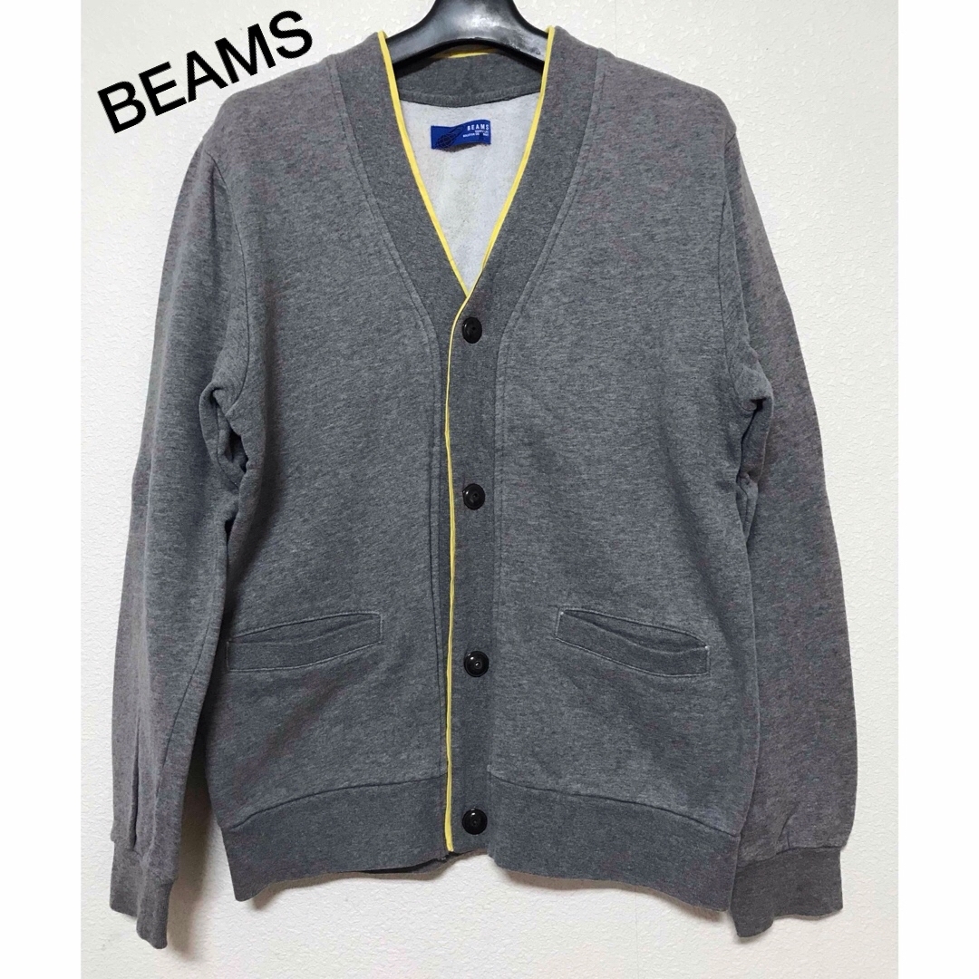 BEAMS(ビームス)のビームス　裏起毛スウェット メンズのトップス(カーディガン)の商品写真