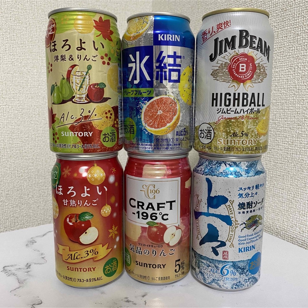 サントリー(サントリー)のお酒 チューハイ ハイボール 各種 6本セット 食品/飲料/酒の酒(その他)の商品写真