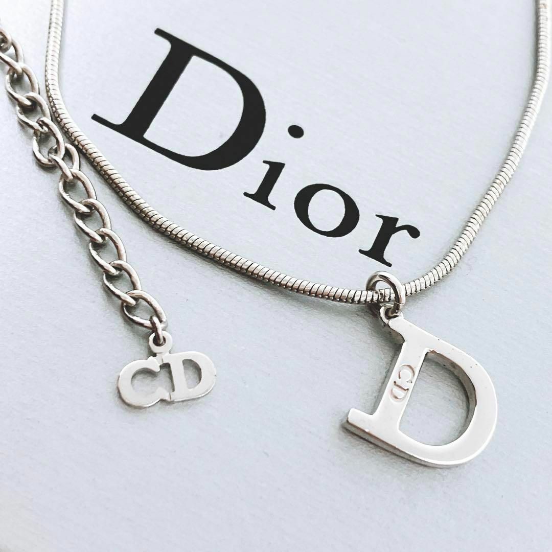 Christian Dior(クリスチャンディオール)のディオール dior ネックレス ペンダント シルバー レディース Y179 レディースのアクセサリー(ネックレス)の商品写真