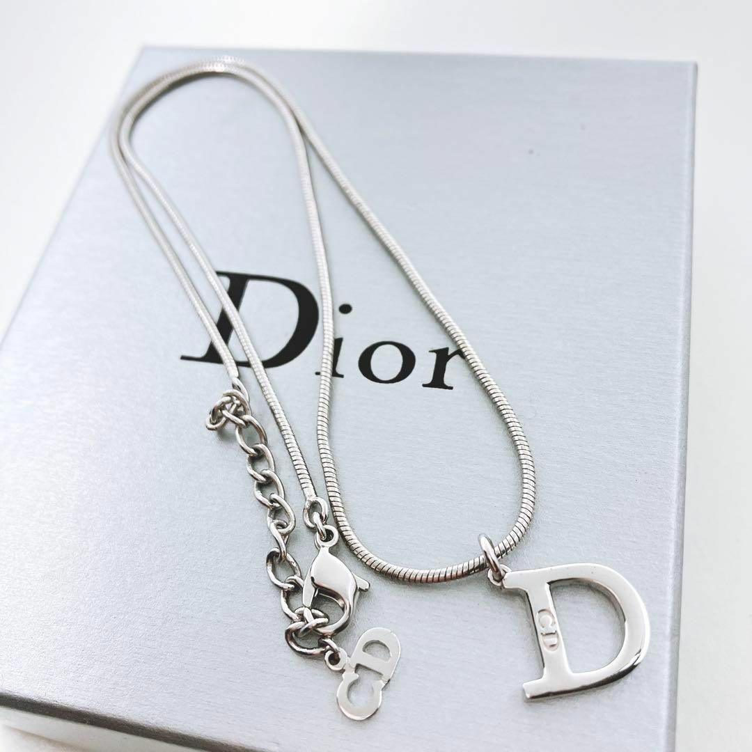 Christian Dior(クリスチャンディオール)のディオール dior ネックレス ペンダント シルバー レディース Y179 レディースのアクセサリー(ネックレス)の商品写真