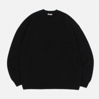 オーラリー(AURALEE)のAURALEE BABY CASHMERE KNIT P/O BLACK 3(ニット/セーター)