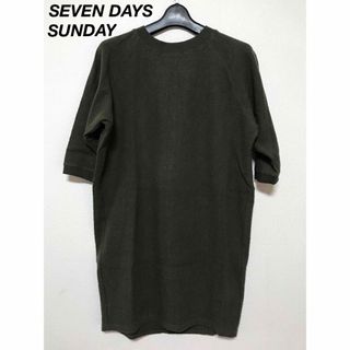 セブンデイズサンデイ(SEVENDAYS=SUNDAY)のセブンデイズサンデー　ロング丈Tシャツ(Tシャツ(長袖/七分))