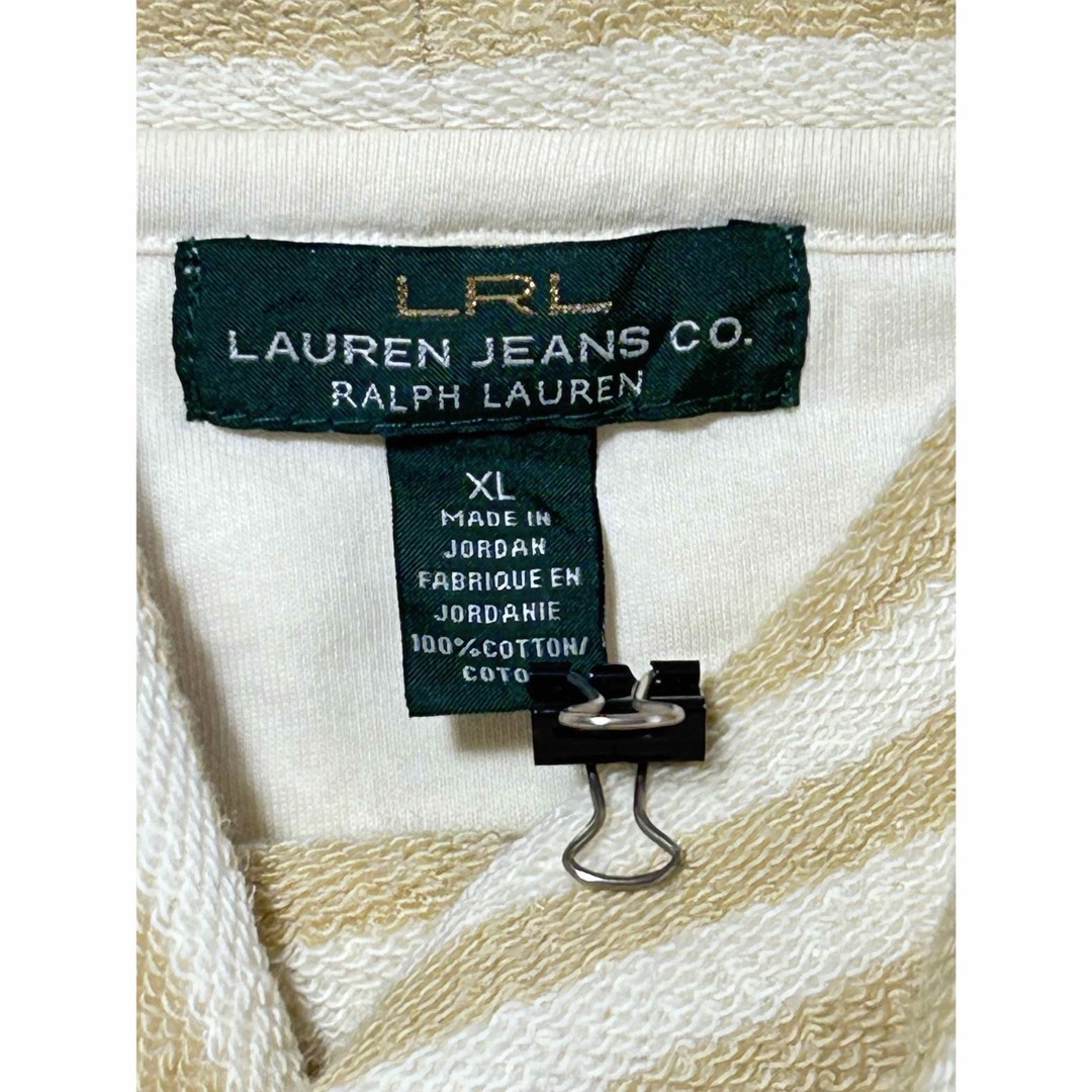 Ralph Lauren(ラルフローレン)の美品　ラルフローレン　オフタートルネック　ボーダーニット　XL メンズのトップス(ニット/セーター)の商品写真