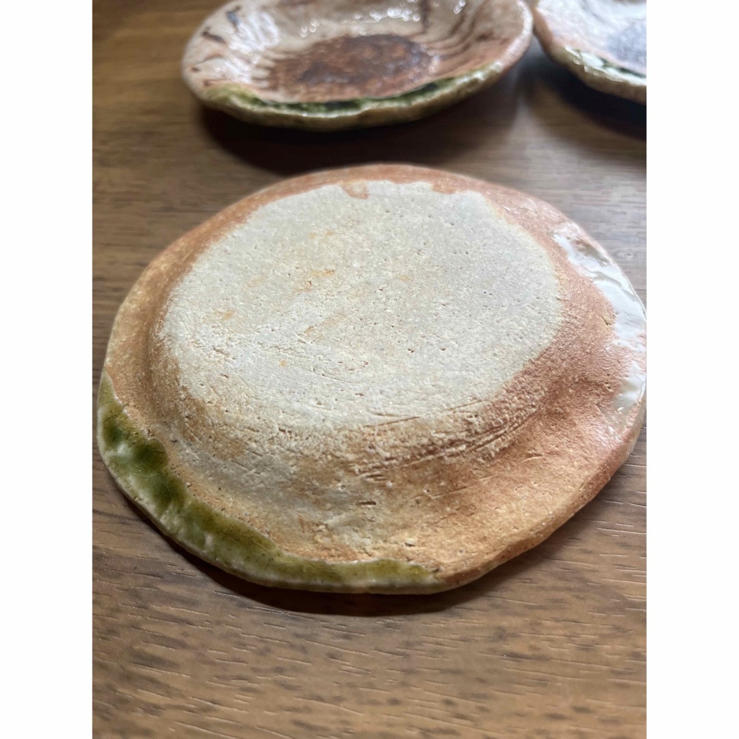 隆庵 皿 北大路魯山人 織部焼 織部蟹 銘々皿 陶芸 織部焼き 隆庵 皿 北大路魯山人 織部焼 織部蟹 銘々皿 陶芸 織部焼き