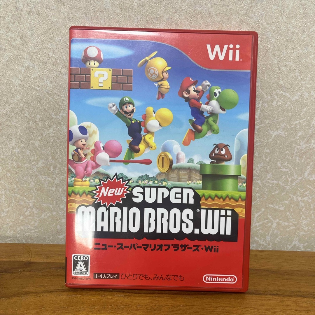 中古品　New スーパーマリオブラザーズ Wii エンタメ/ホビーのゲームソフト/ゲーム機本体(家庭用ゲームソフト)の商品写真