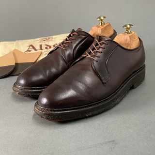 オールデン(Alden)の2L10 USA製 Alden オールデン ドレスシューズ 7 (25cm相当) ブラウン レザー メンズ ビジネスシューズ(ドレス/ビジネス)