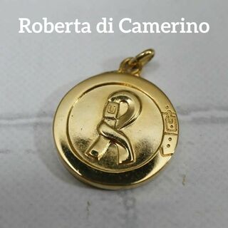 ロベルタディカメリーノ(ROBERTA DI CAMERINO)の【匿名配送】ロベルタディカメリーノ ペンダントトップ ゴールド ロゴ 2(ネックレス)