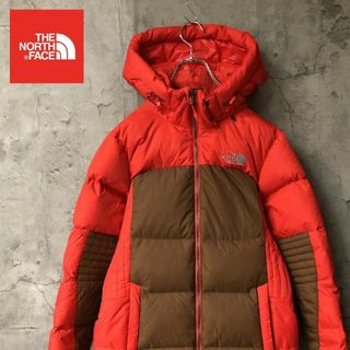 ザノースフェイス(THE NORTH FACE)のザノースフェイス　ダウンジャケット　レッド/ブラウン　レディースM　バルトロ(ダウンジャケット)