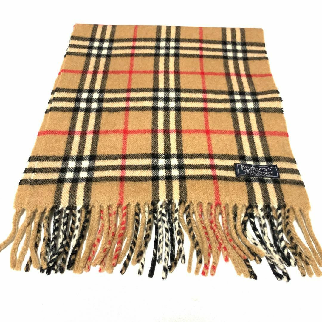 BURBERRY(バーバリー)の☆極美品☆バーバリー ノバチェック カシミヤ マフラー #122472 メンズのファッション小物(マフラー)の商品写真