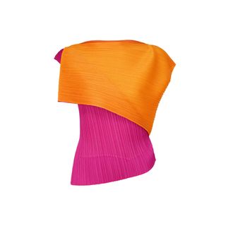 プリーツプリーズイッセイミヤケ(PLEATS PLEASE ISSEY MIYAKE)のPLEATS PLEASE ISSEY MIYAKE PINK ORANGE(カットソー(半袖/袖なし))