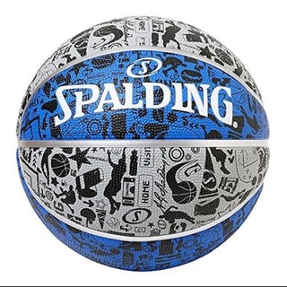 スポルディング(SPALDING)のバスケットボール ブルー×グレー 7号球 84-536J(その他)