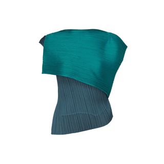 プリーツプリーズイッセイミヤケ(PLEATS PLEASE ISSEY MIYAKE)のPLEATS PLEASE ISSEY MIYAKE BLUE GREEN(カットソー(半袖/袖なし))