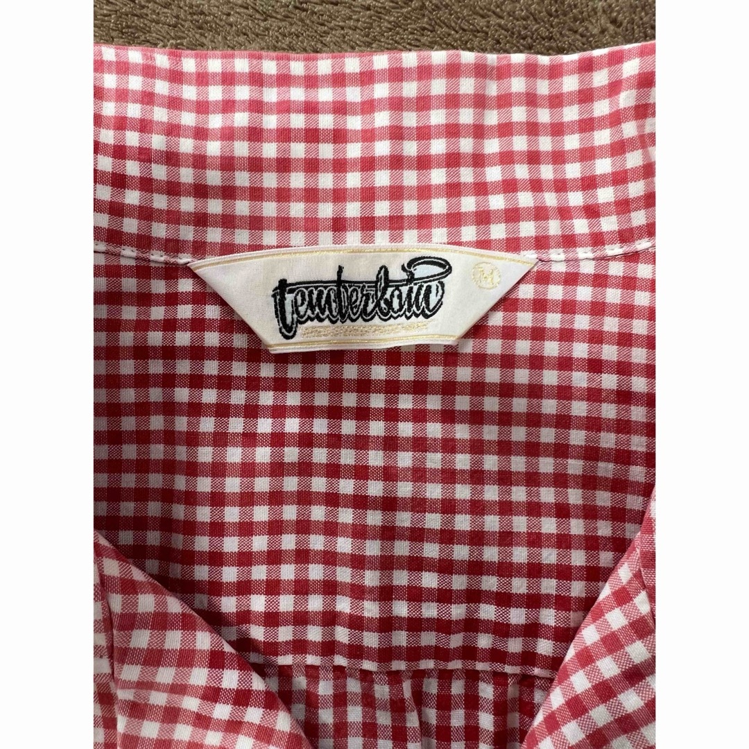 TENDERLOIN(テンダーロイン)のTENDERLOIN テンダーロイン　ギンガムチェックシャツ　ボックスロゴ メンズのトップス(シャツ)の商品写真