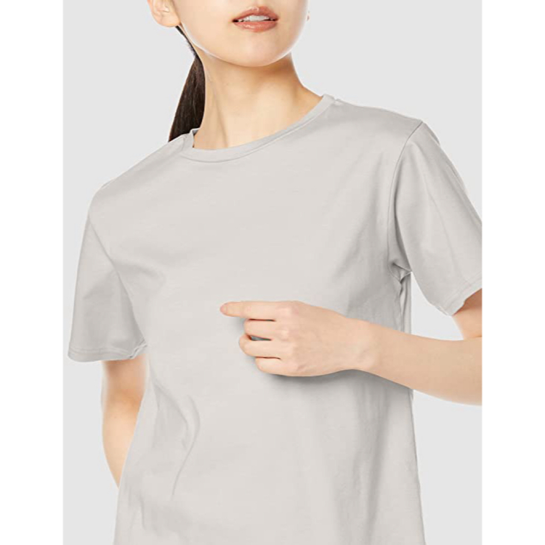 CHACOTT(チャコット)のChacott BALANCE アロマTシャツ グレージュ レディースのトップス(Tシャツ(半袖/袖なし))の商品写真