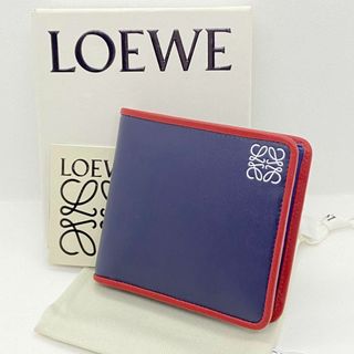 ロエベ(LOEWE)のロエベ　アナグラム　レザー　二つ折り財布(財布)