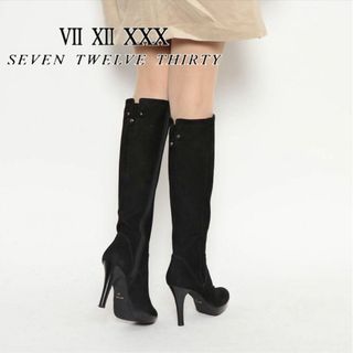 セブントゥエルヴサーティ(SEVEN TWELVE THIRTY)のSEVEN TWELVE THIRTY ストーム付きロングブーツ(ブーツ)