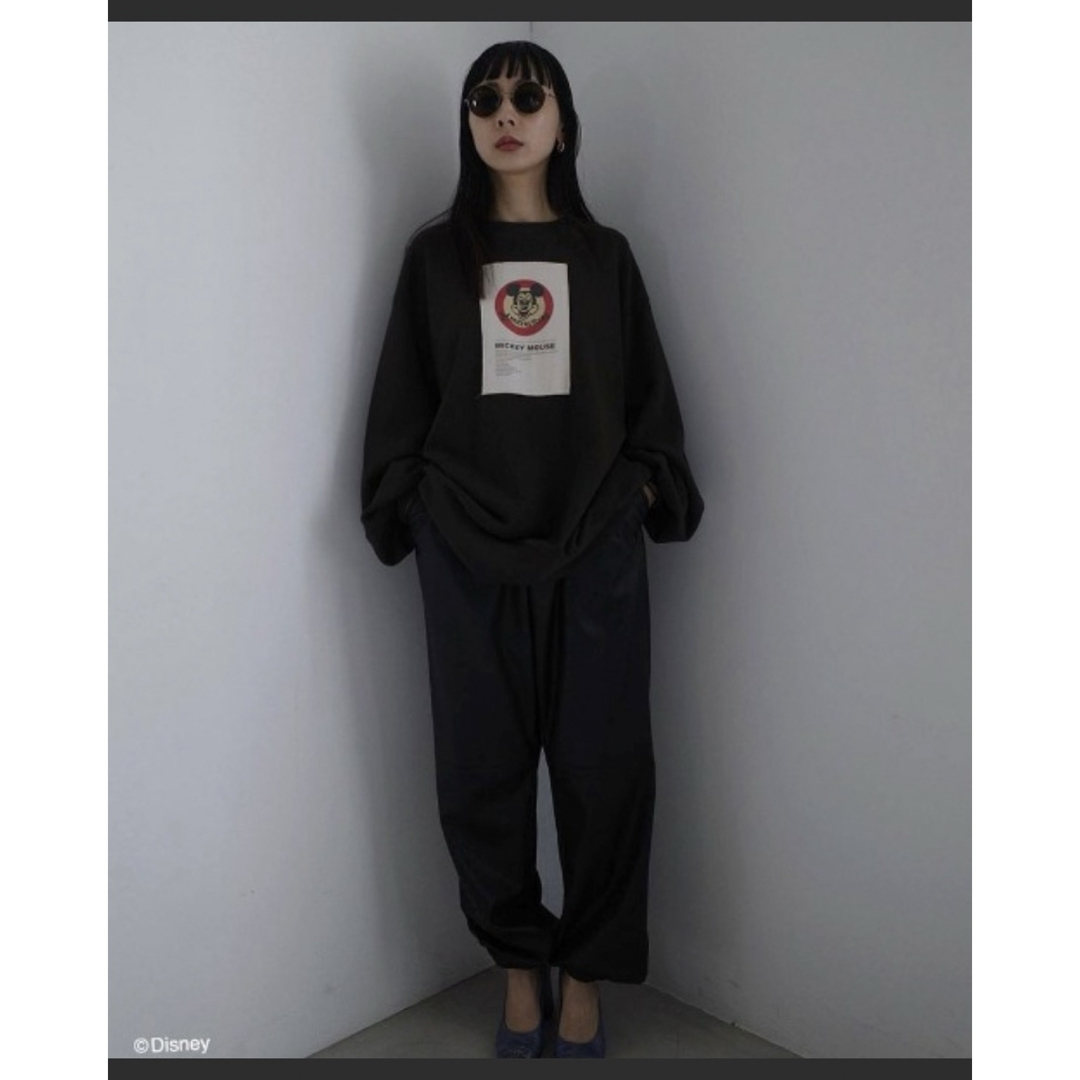 Ameri アメリ Disney MICKEY TAG SWEAT TOPディズニーコラボ