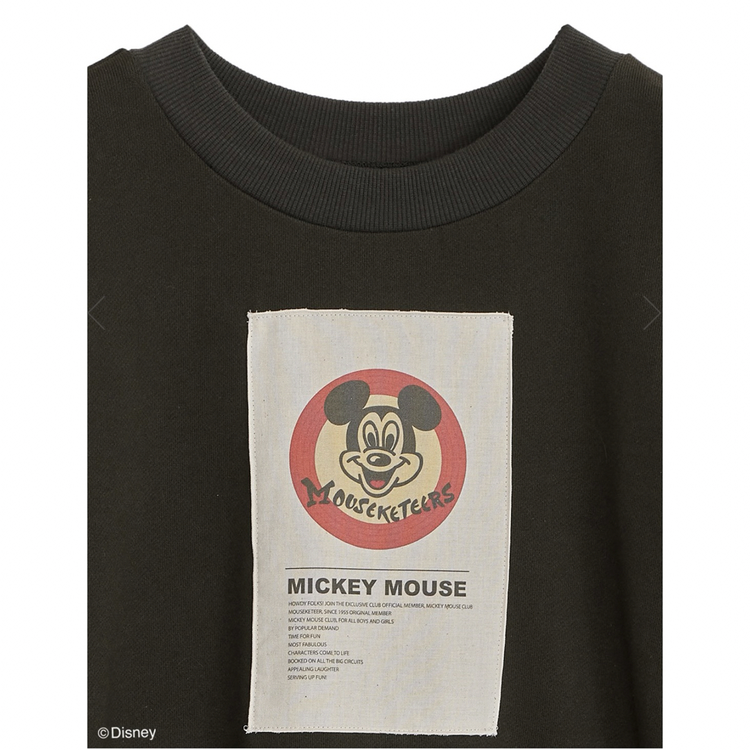 Ameri アメリ Disney MICKEY TAG SWEAT TOPディズニーコラボ