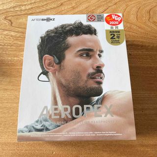 アフターショックス(AFTERSHOKZ)のクリスマス特価　AFTERSHOKZ AEROPEX/コズミックブラック(ヘッドフォン/イヤフォン)