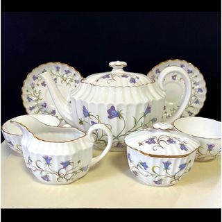 ウェッジウッド(WEDGWOOD)のスポード　カンタベリー  ポット　シュガーポット  クリーマー  カップ2客(食器)