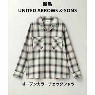 UNITED ARROWS & SONS - 40%OFF 新品 UNITED ARROWS & SONS チェックシャツ