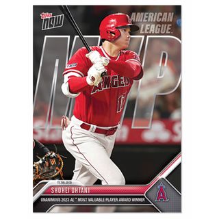 メジャーリーグベースボール(MLB)の大谷翔平　MVPカード　topps(スポーツ選手)