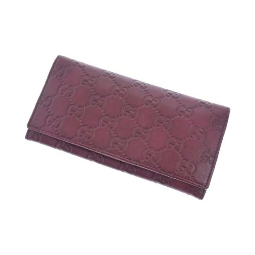 Gucci(グッチ)のGUCCI グッチ 財布・コインケース - 赤(総柄) 【古着】【中古】 レディースのファッション小物(財布)の商品写真