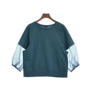 インディヴィ(INDIVI)のINDIVI インディヴィ Tシャツ・カットソー 13(XL位) 緑 【古着】【中古】(カットソー(半袖/袖なし))