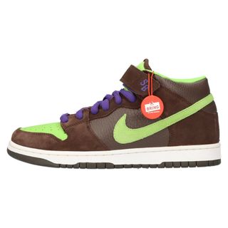 ナイキ(NIKE)のNIKE SB ナイキエスビー DUNK MID PRO Donatello ダンクミッド ドナテッロ ミドルカットスニーカーシューズ ブラウン US9.5 314383-231(スニーカー)