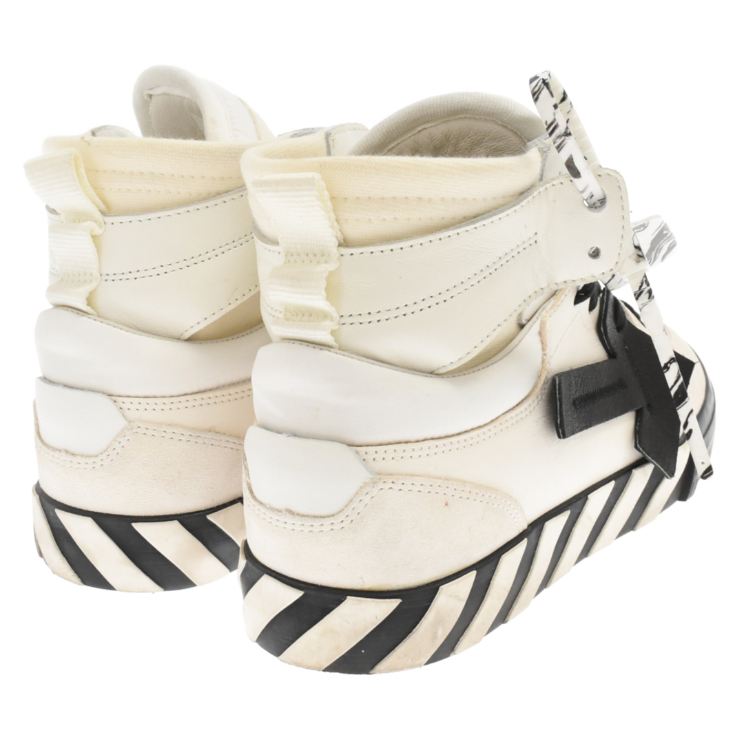 OFF-WHITE(オフホワイト)のOFF-WHITE オフホワイト HIGH TOP VULCANIZED SNEAKERS バルカナイズ ハイカットスニーカー OMIA225F21LEA0010110 ホワイト メンズの靴/シューズ(スニーカー)の商品写真