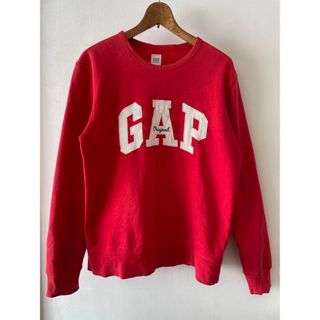 ギャップ(GAP)のGAP  トレーナー　赤　長袖(スウェット)