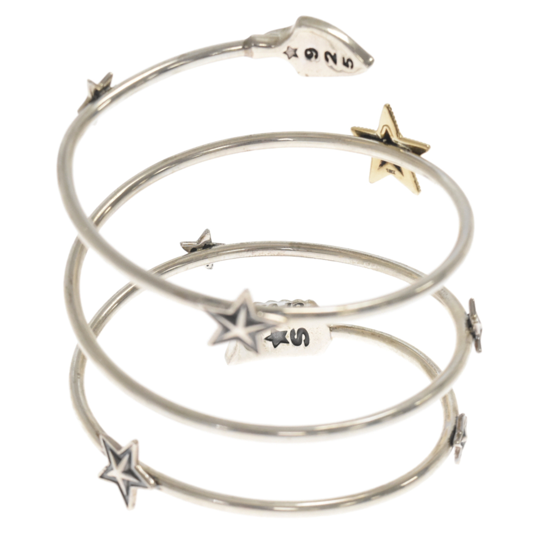 CODY SANDERSON コディーサンダーソン Shooting Stars Spiral Bracelet 18K Star シューティング スター スパイラル ブレスレット シルバー/ゴールド メンズのアクセサリー(ブレスレット)の商品写真