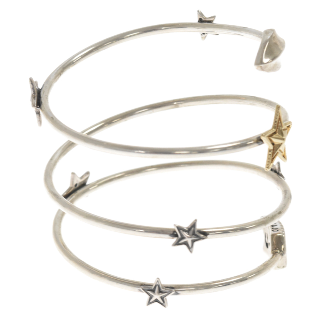 CODY SANDERSON コディーサンダーソン Shooting Stars Spiral Bracelet 18K Star シューティング スター スパイラル ブレスレット シルバー/ゴールド メンズのアクセサリー(ブレスレット)の商品写真