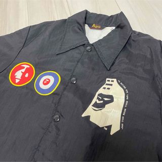 名作！初期A BATHING APE ロゴ フルジップ ナイロンジャケットジャケット/アウター