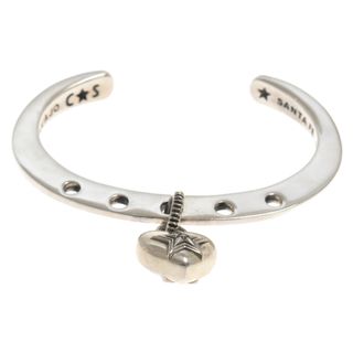 CODY SANDERSON コディーサンダーソン Lucky Charm Bracelet -Heart Charm ラッキーチャームハート バングル シルバー(バングル/リストバンド)