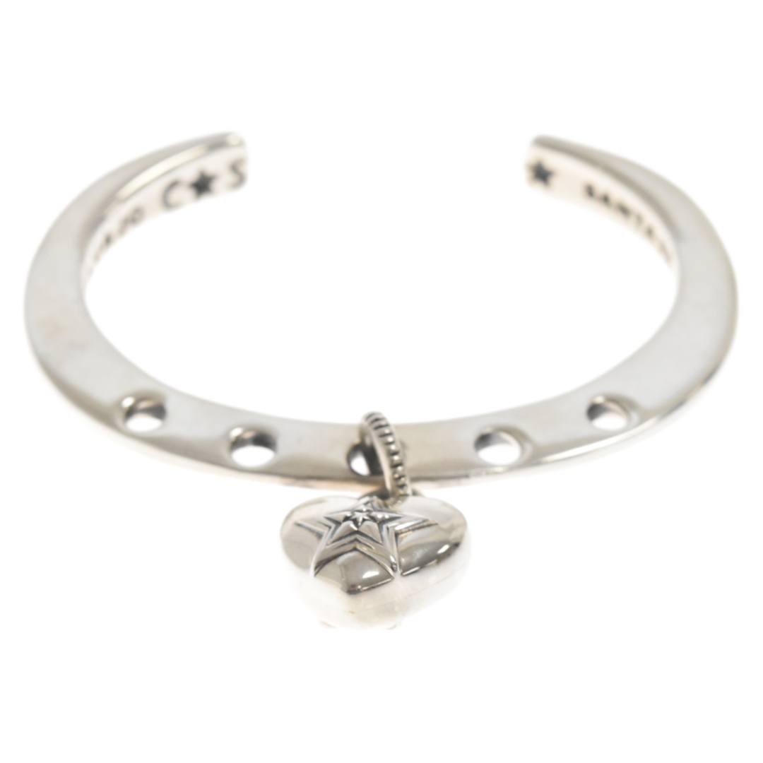 CODY SANDERSON コディーサンダーソン Lucky Charm Bracelet -Heart Charm ラッキーチャームハート バングル シルバー538グラムトップ