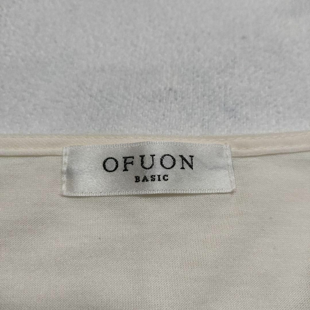 OFUON(オフオン)のOFUON オフオン サイズ38　トップス　ブラウス レディースのトップス(シャツ/ブラウス(長袖/七分))の商品写真