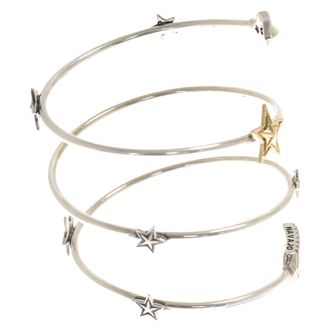 CODY SANDERSON コディーサンダーソン Shooting Stars Spiral Bracelet 18K Star シューティング スター スパイラル ブレスレット シルバー/ゴールド メンズのアクセサリー(ブレスレット)の商品写真