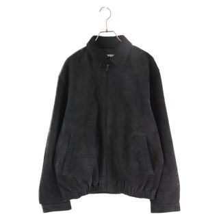 シュプリーム(Supreme)のSUPREME シュプリーム 21SS Suede Harrington Jacket スモールボックスロゴ スウェードハリントンジャケット ブラック(フライトジャケット)