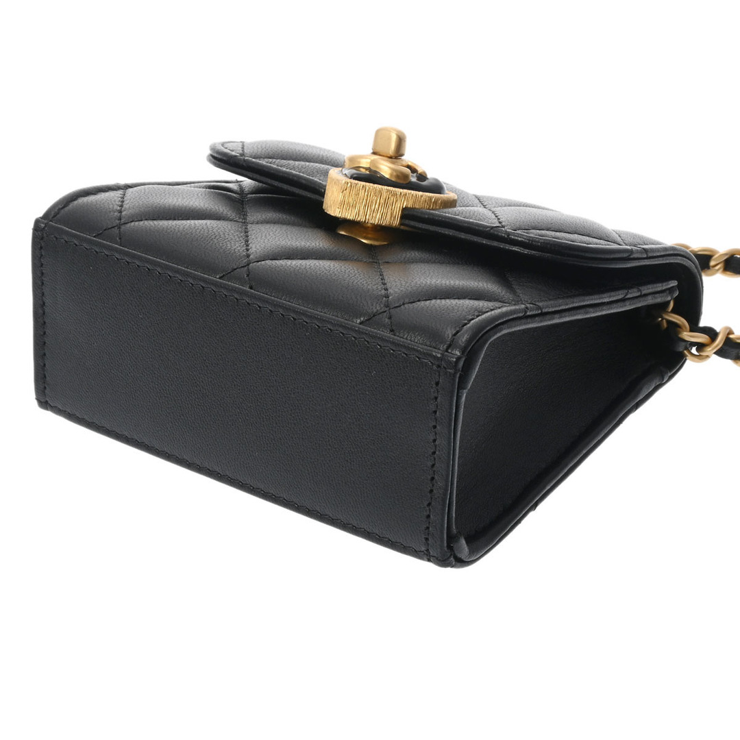 CHANEL(シャネル)のシャネル マトラッセ ミニチェーンショルダー ハート ショルダーバッグ 黒 レディースのバッグ(ショルダーバッグ)の商品写真