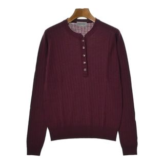 ジョンスメドレー(JOHN SMEDLEY)のJOHN SMEDLEY ジョンスメドレー ニット・セーター M エンジ 【古着】【中古】(ニット/セーター)