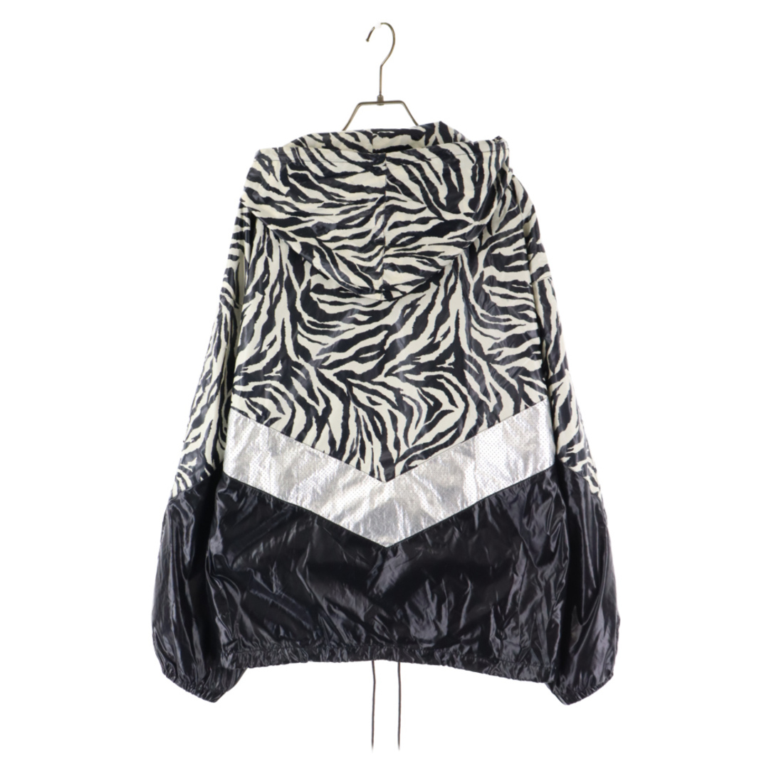 celine(セリーヌ)のCELINE セリーヌ 22SS Loose Cut Jacket With Zebra Look And Nylon Coating 2W537260Q コーティングナイロンゼブラルックルーズカットジャケット ロゴプリント メンズのジャケット/アウター(ナイロンジャケット)の商品写真