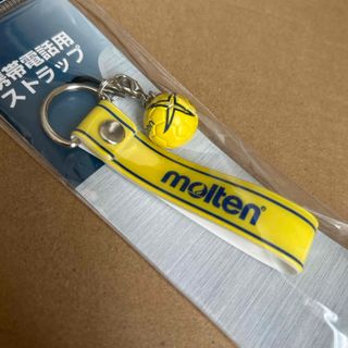 モルテン(molten)のmolten モルテン 携帯ストラップハンド KSHX 黄(その他)