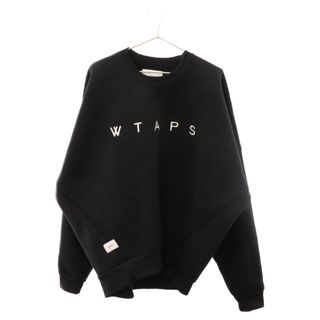 ダブルタップス(W)taps)のWTAPS ダブルタップス 18SS Shell Sweat Shirt シェル スウェット シャツ トレーナー ブラック 181ATDT‐CSM21(スウェット)