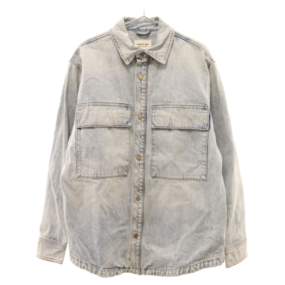 505センチ袖丈FEAR OF GOD フィアオブゴッド Sixth Collection Denim Vented Shirt Jacket 6thコレクション デニムベンテッドシャツジャケット