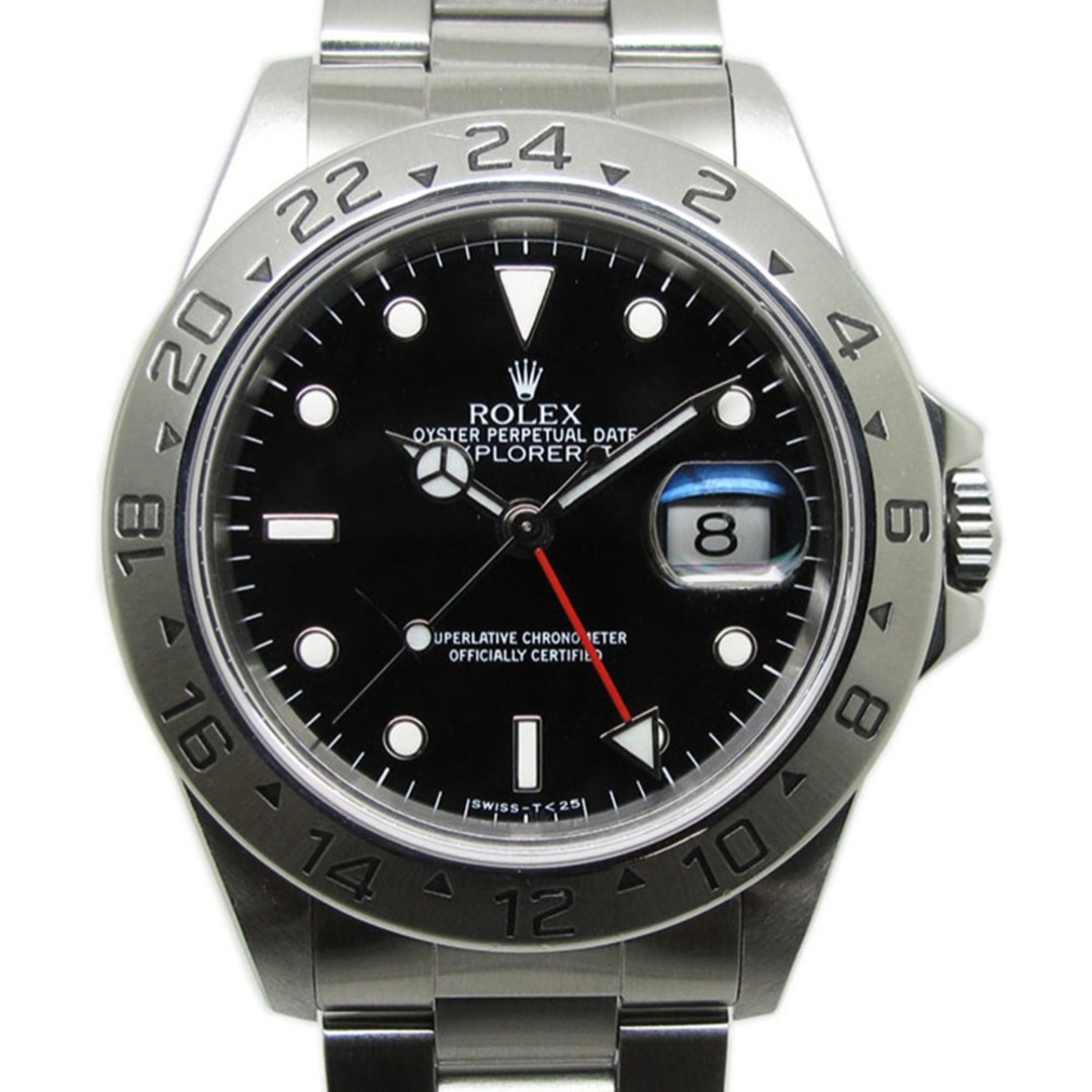 腕時計ROLEX (ロレックス) エクスプローラー2 Ref.16570 S番 黒文字盤 自動巻き EXPLORER